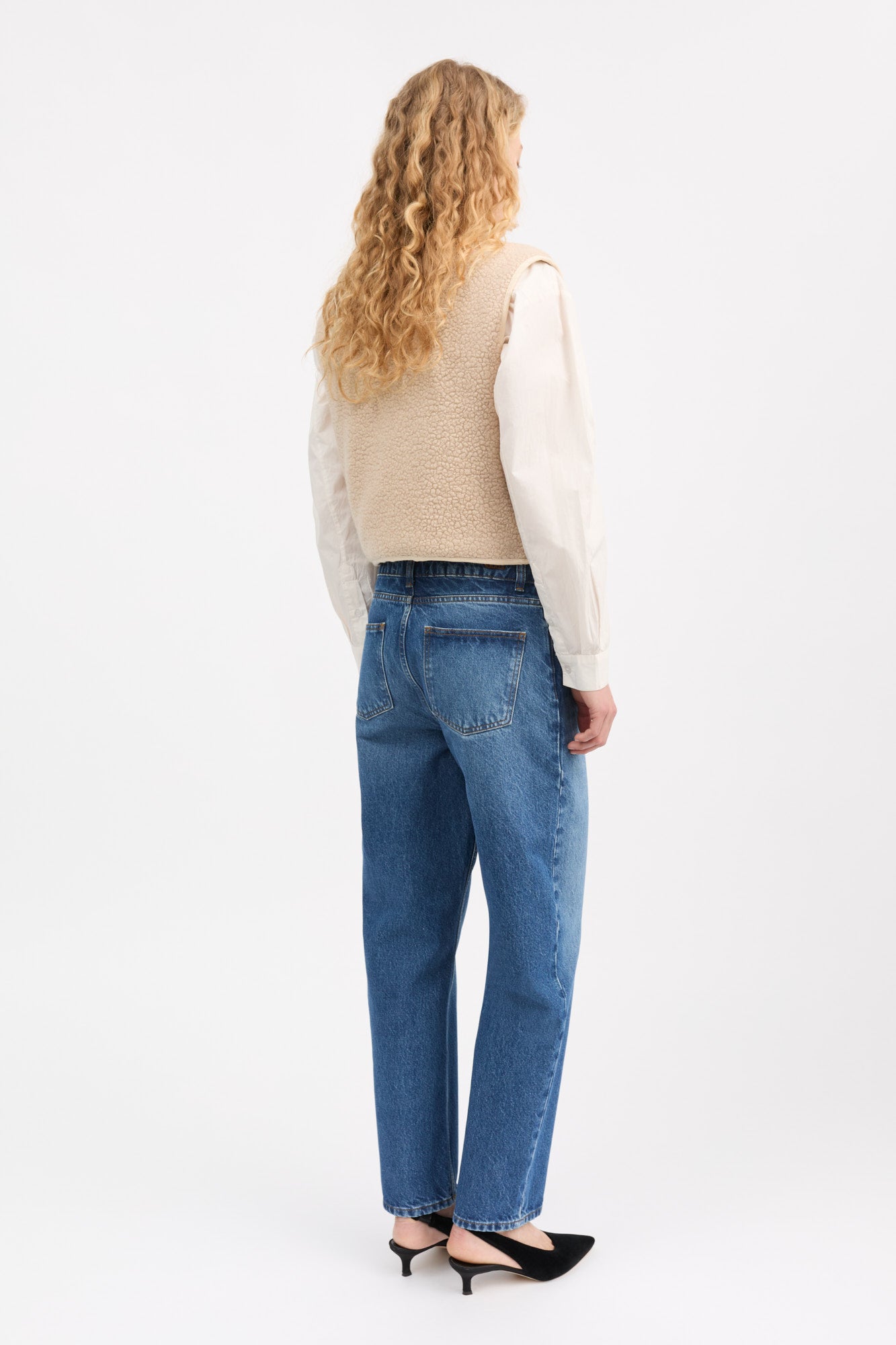 Skall Studio Birley vest Vest Ecru